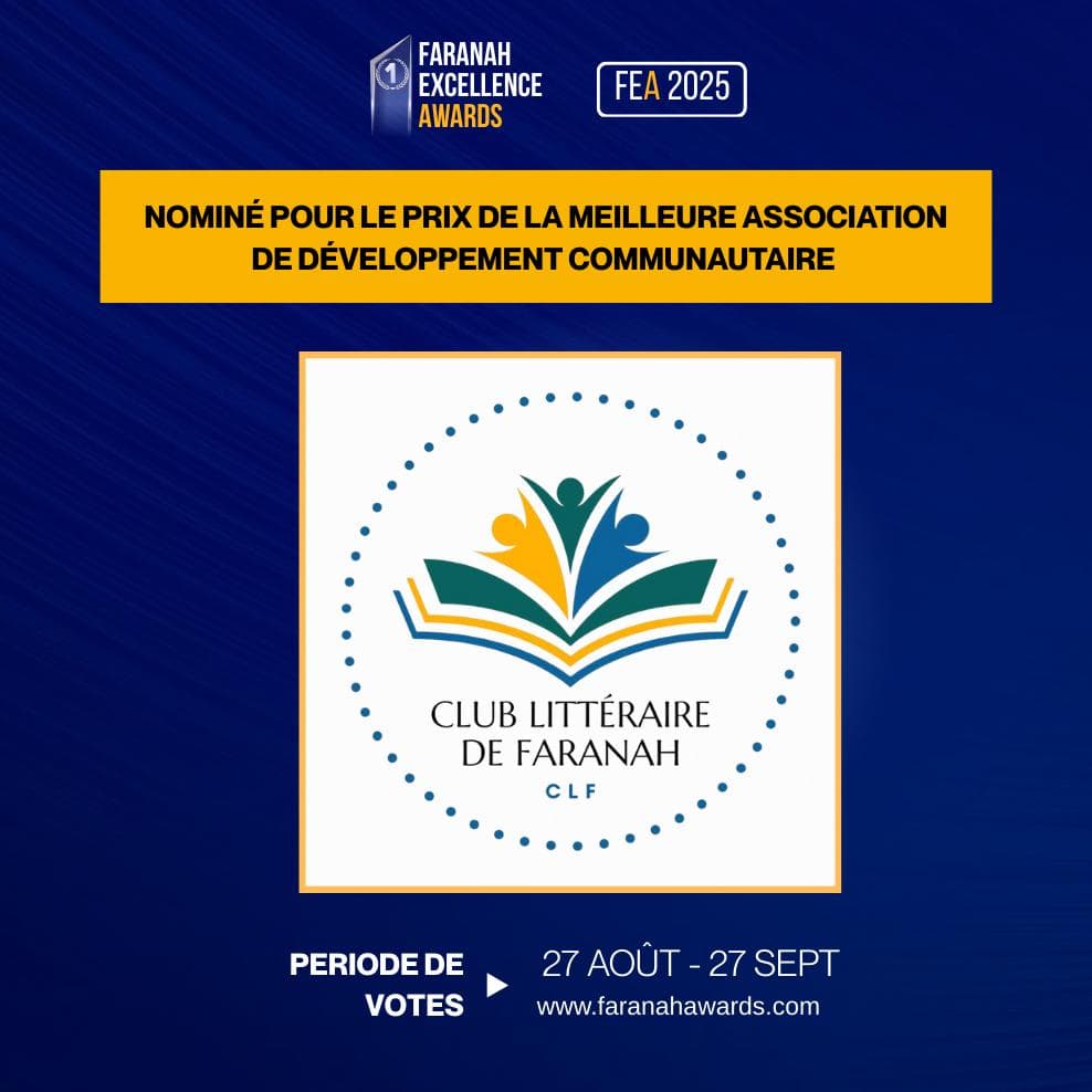 CLUB LITTERAIRE DE FARANAH