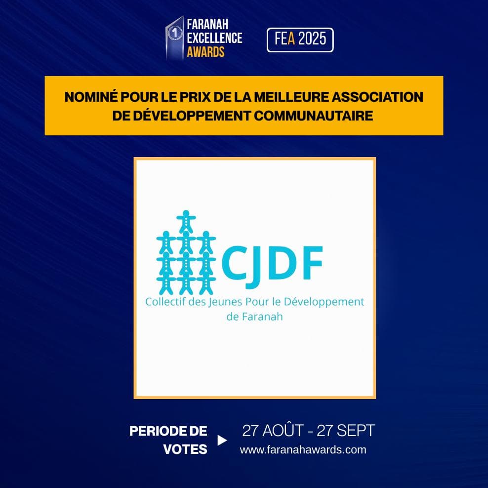 COLLECTIF DES JEUNES POUR LE DEVELOPPEMENT DE FARANAH